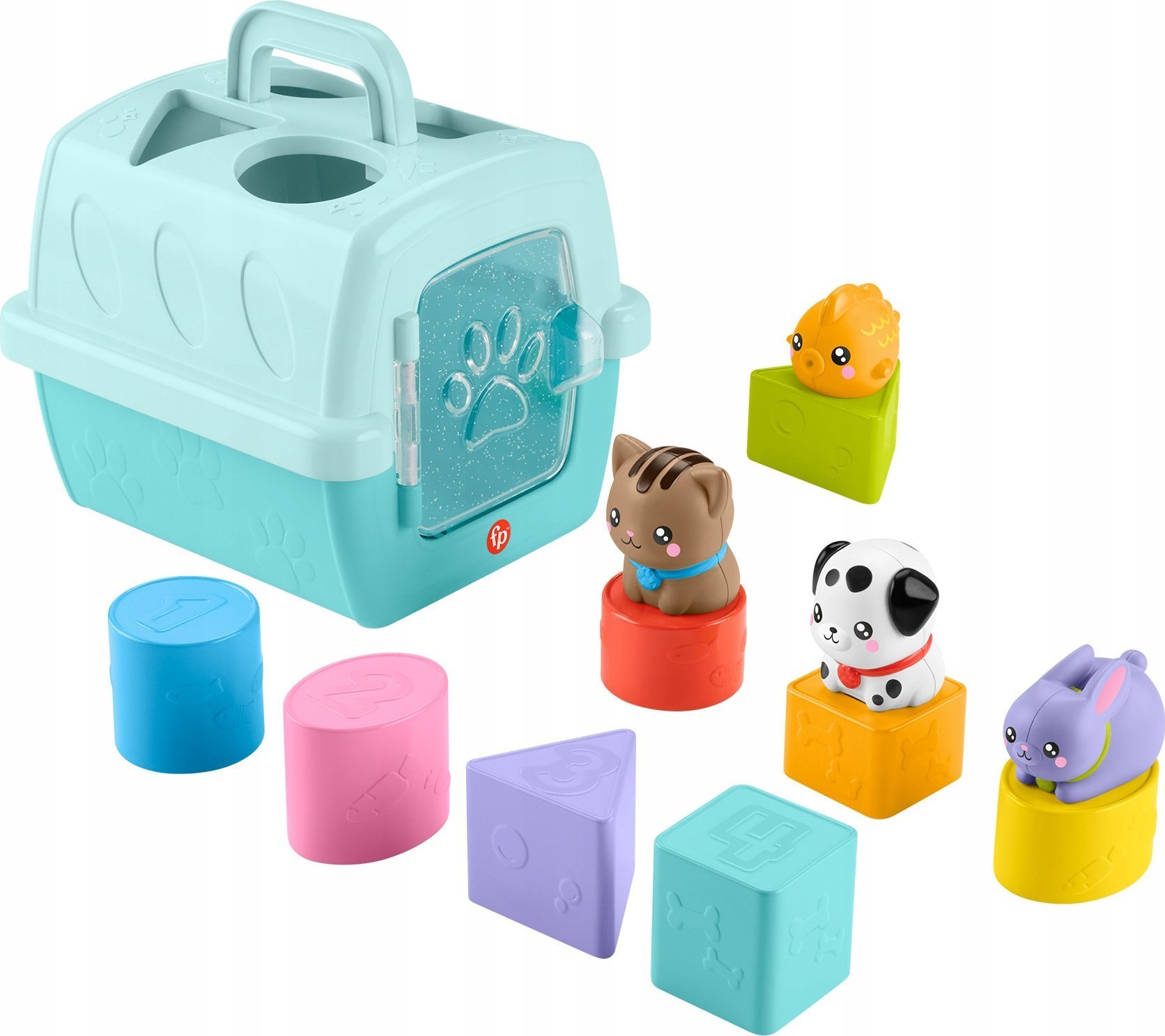 Fisher Price Fisher-Price. Pets Sorter Transporter z klockami