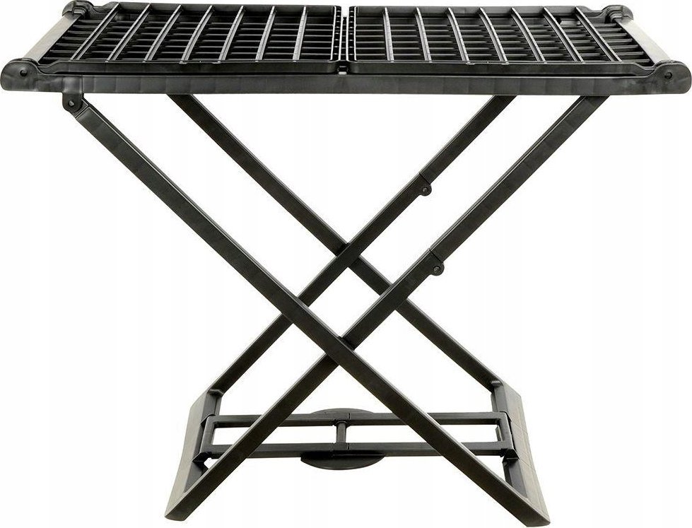 ProGarden Suszarka na pranie czarna rozkładana XXL 208 cm