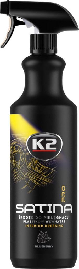 K2 K2 Satina PRO Interior Dressing kokpit matowy Blueberry 1000ml uniwersalny