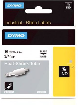 Dymo rurka termokurczliwa biała 19mm S0718330/18057