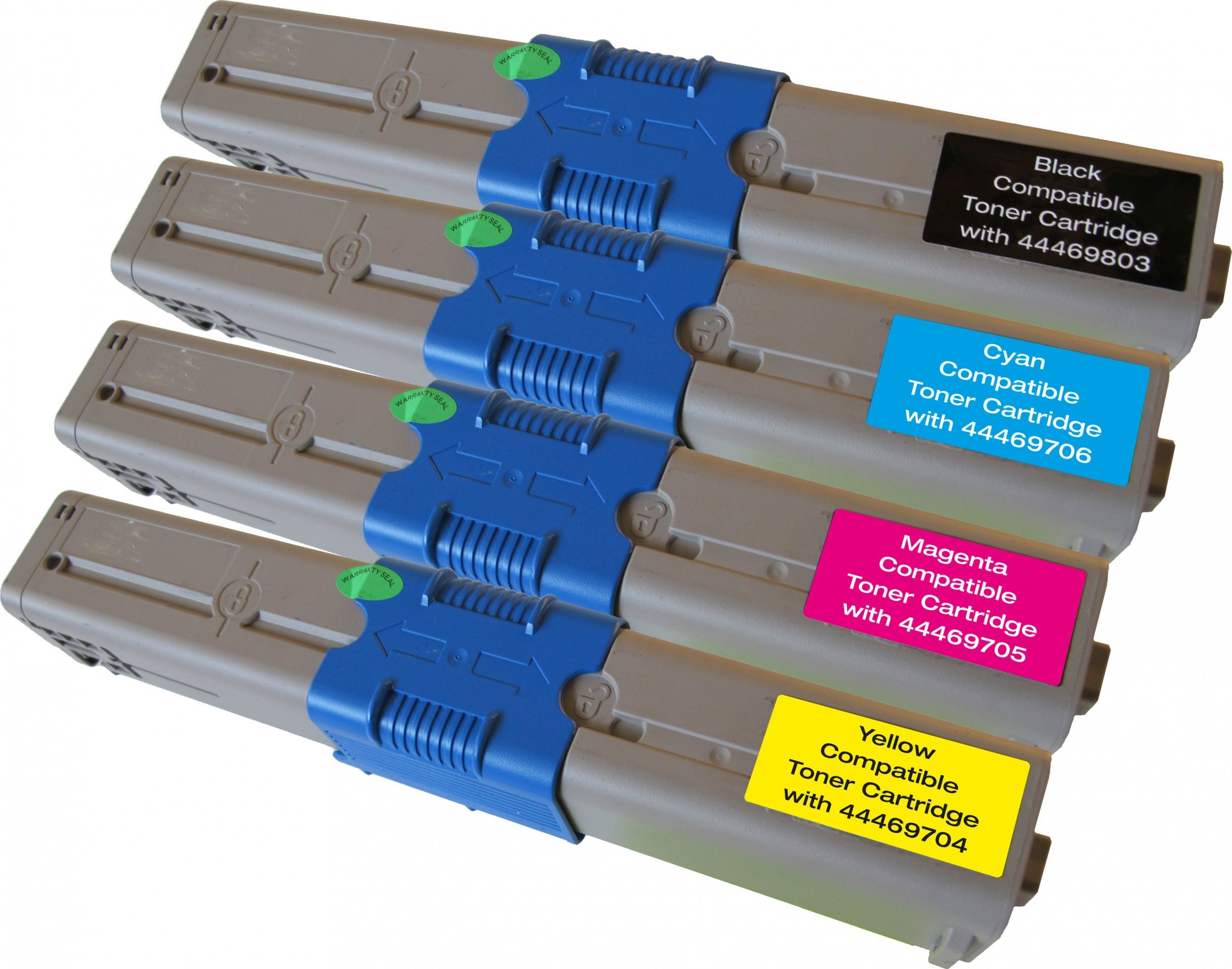 Toner Peach Toner OKI 44469803/-704/-705/-706 MultiPack Retail Com - PT292