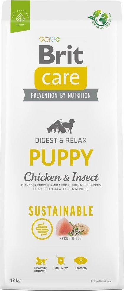 Brit Brit Care Dog Sustainable Puppy Chicken Insect 12kg