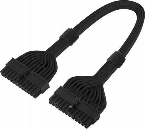 Kabel zasilający SilverStone Silverstone 24 Pin ATX zu 24 Pin Kabel 350mm - schwarz