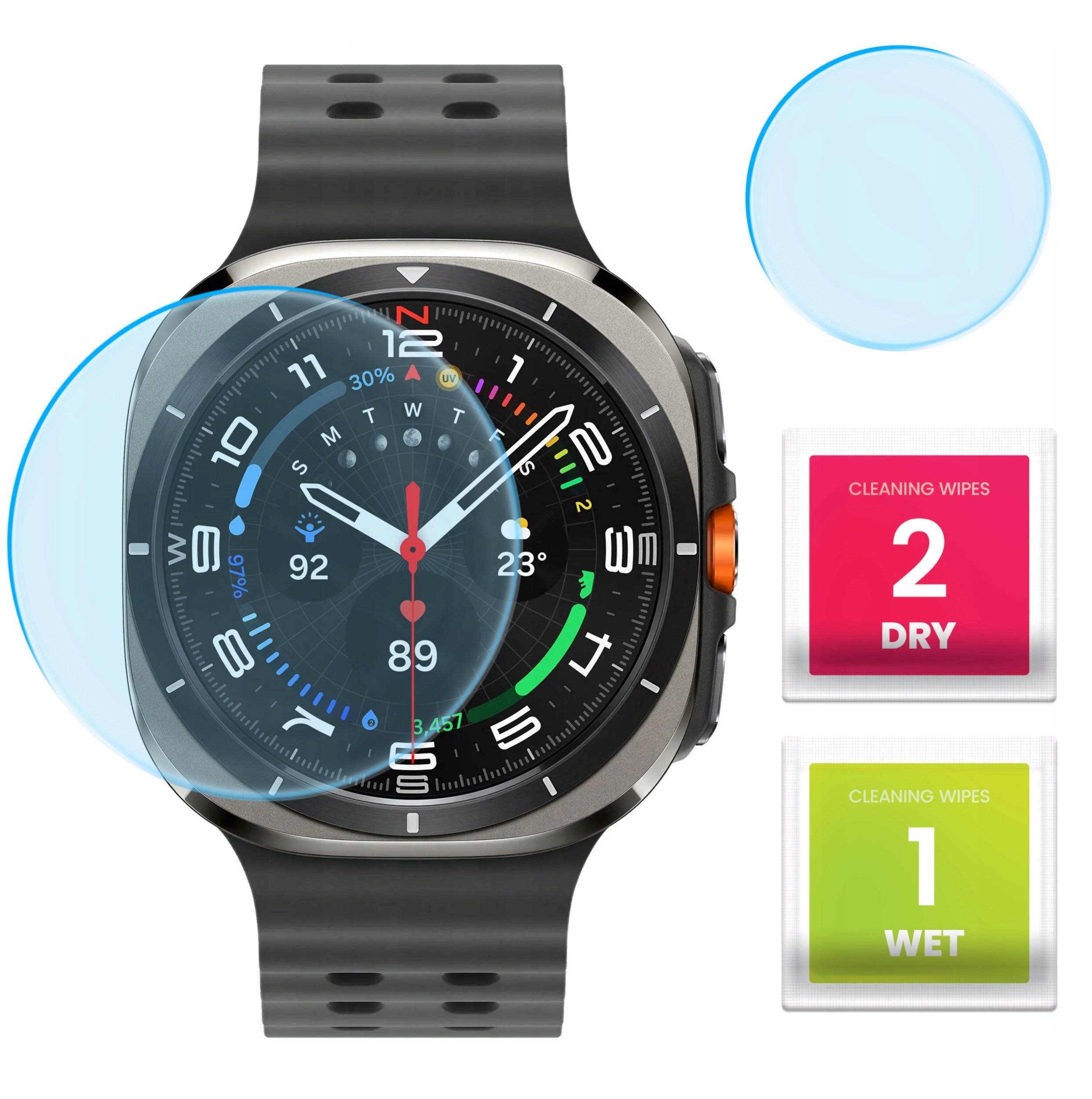 Szkło Hybrydowe do Samsung Galaxy Watch Ultra 47 mm (Szkiełko, Ochronne)