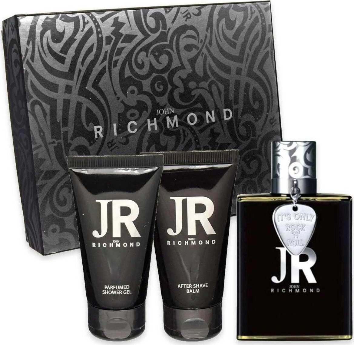 John Richmond Set John Richmond: Man, Eau De Parfum, For Men, 100 ml + Man, Nourishing, Shower Gel, 50 ml + Man, After-Shave Balm, 50 ml For Men