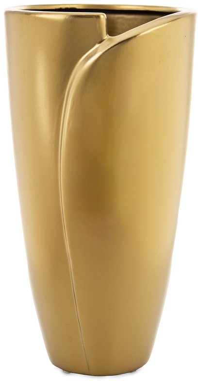 Ceramiczny wazon Złoty Pojemnik na kwiaty Duży