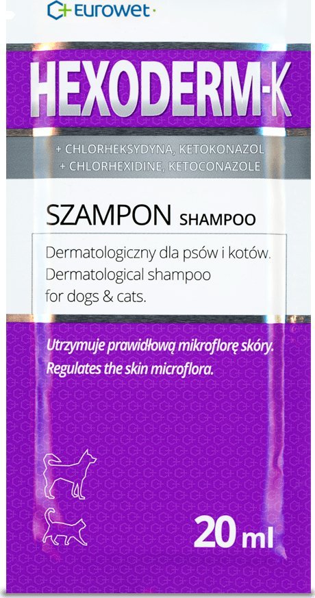 EUROWET Eurowet Szampon Hexoderm-K 20ml