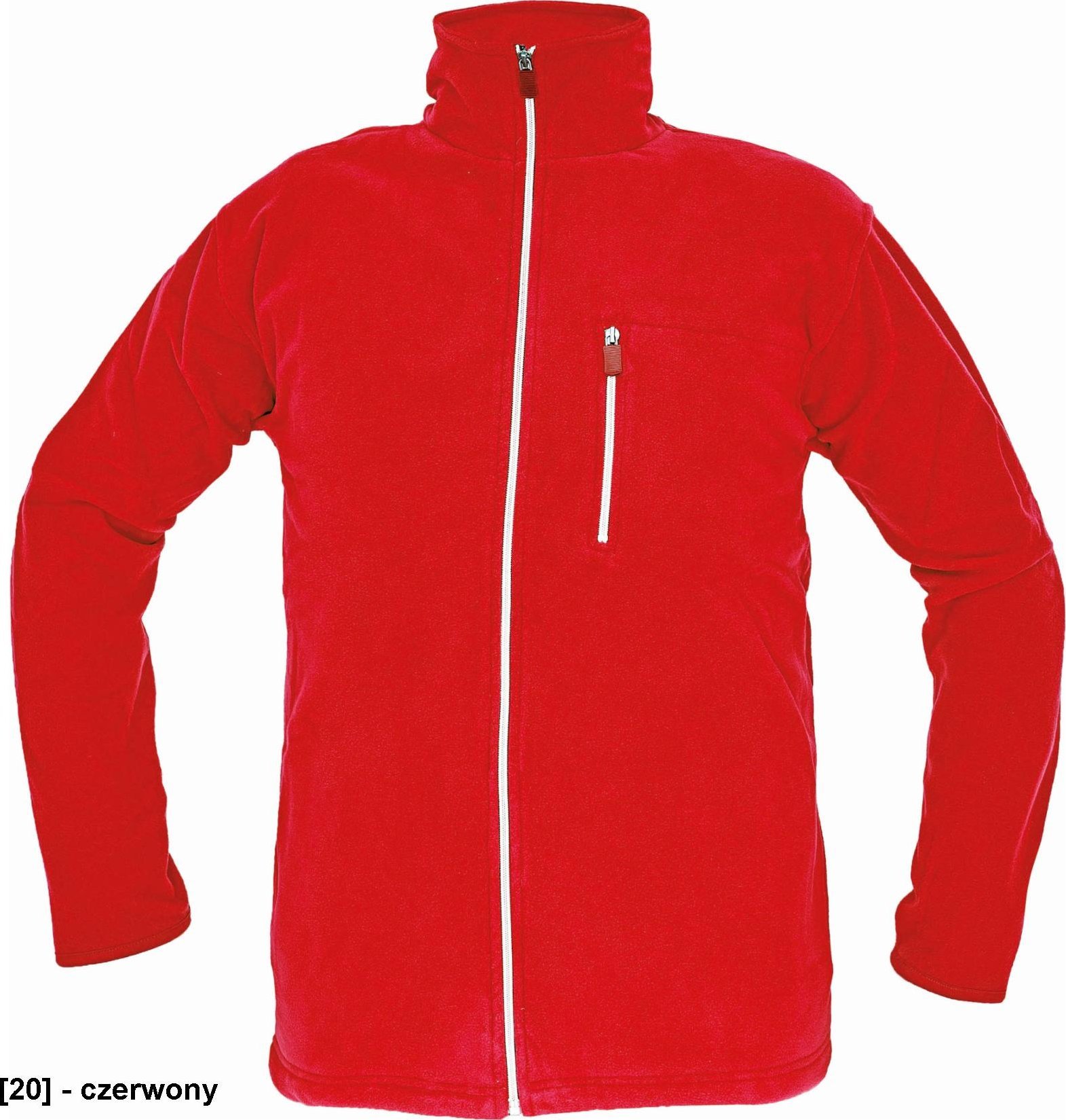 CERVA KARELA polar unisex - czerwony L