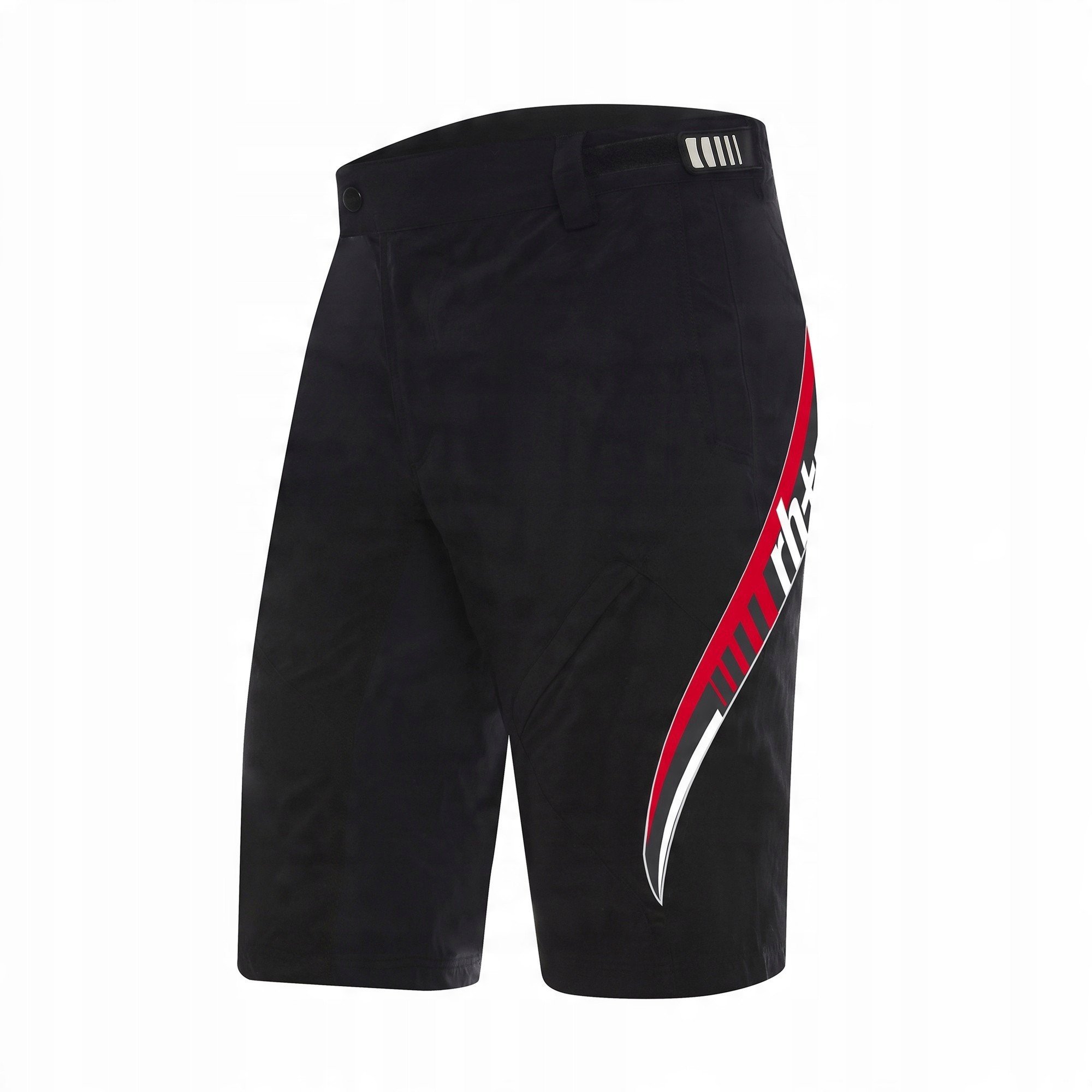 Spodenki rowerowe zeroRH+ Sherwood black-red - M