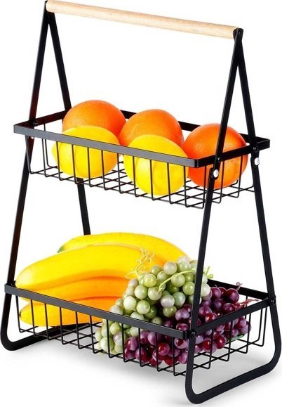 KOSZYK PIĘTROWY NA OWOCE PIECZYWO 3 POZIOMY 229155