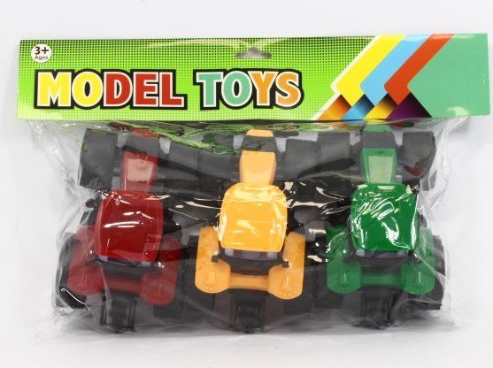 Mega Creative Traktor 3 szt w worku 9978-10A 08489