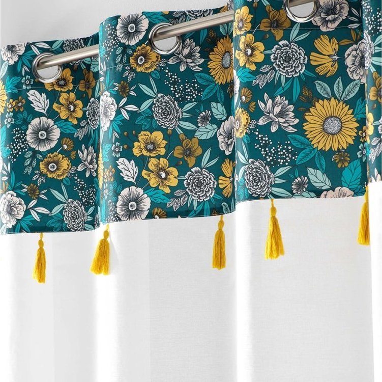 Douceur d`Interieur FIRANA BOHOFLORA - BIAŁA 140x240