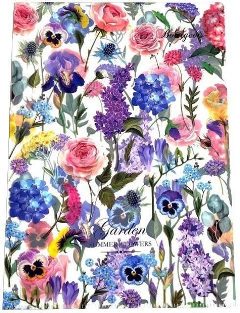 Teczka A4+ plastikowa koszulka L Kwiaty