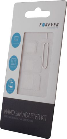 Forever Zestaw adapterów Forever nano SIM - T_0008262