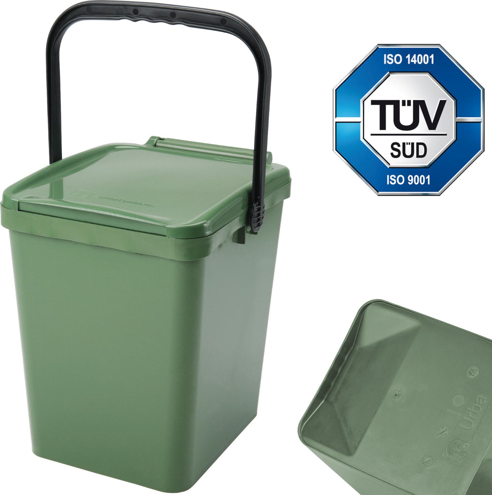 Kosz na śmieci Sartori do segregacji zielony (4649-2)