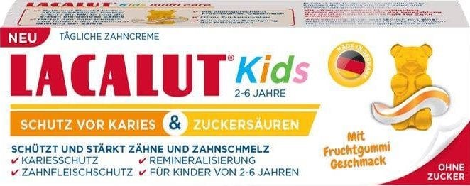Lacalut LACALUT PASTA D/DZIECI KIDS 2-6lat 55ml