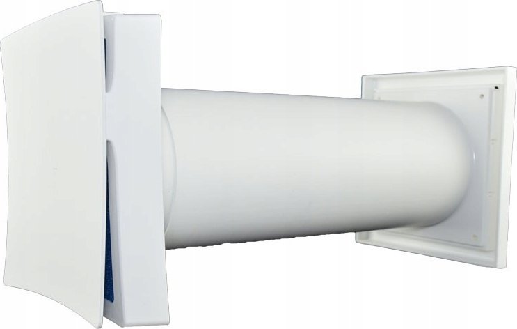 Vents Nawiewnik z kratką regulacyjną wewnętrzną i kratką kwadratową PS 101WH