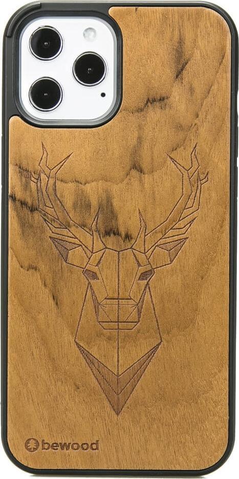 BeWood Drewniane Etui iPhone 12 Pro Max JELEŃ IMBUIA