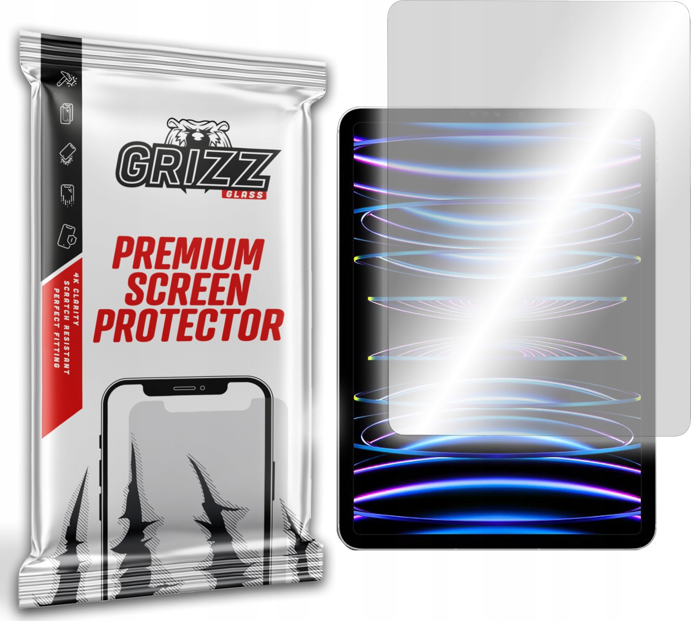 GrizzGlass Szkło hybrydowe Grizz Apple iPad Pro 11 2022 (4. generacji)