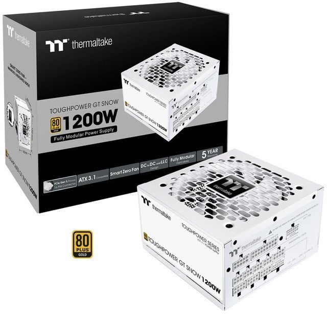 Netzteil Thermaltake Toughpower GT 1200W Snow ATX3.1 80+G WH retail