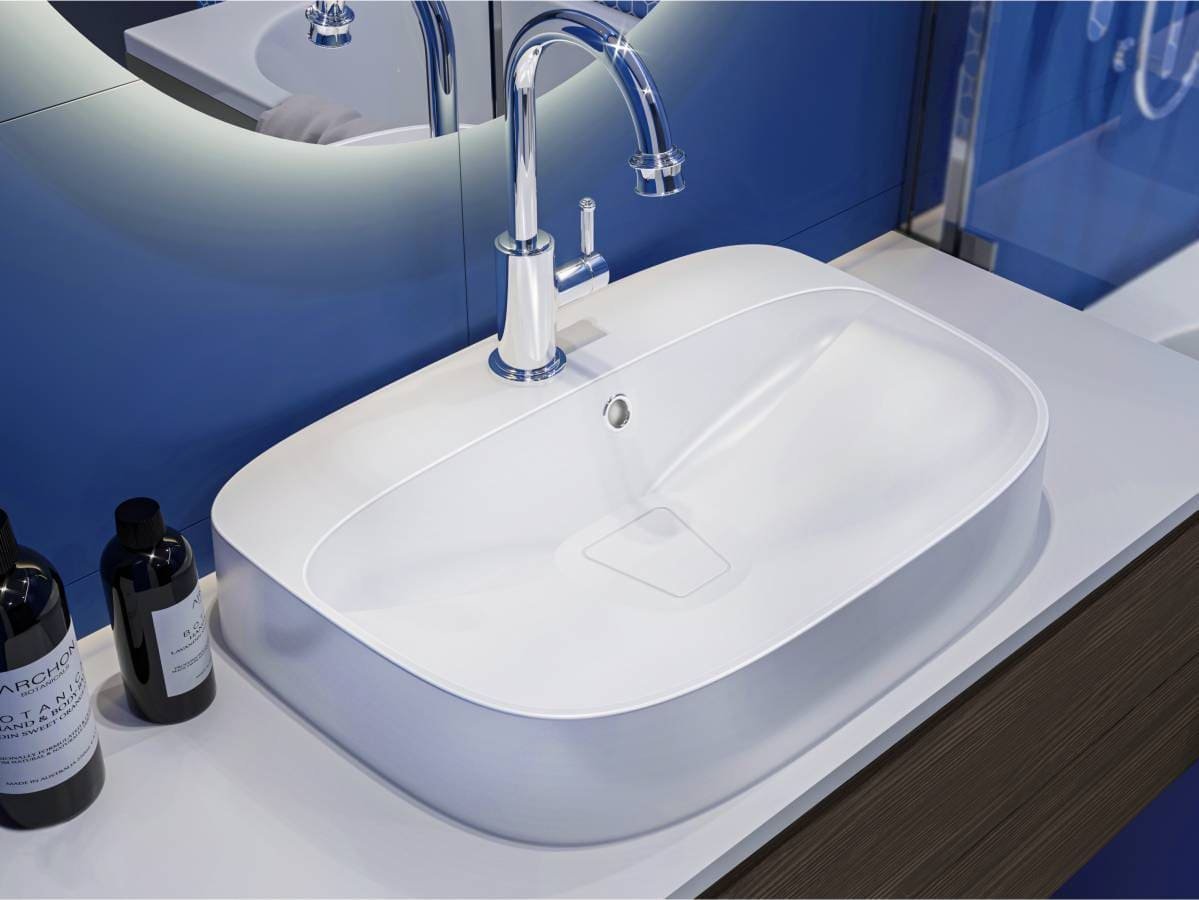 Miraggio Umywalka wpuszczana MIRAGGIO LIFOU 63*44*15 Połysk Biała 0000650