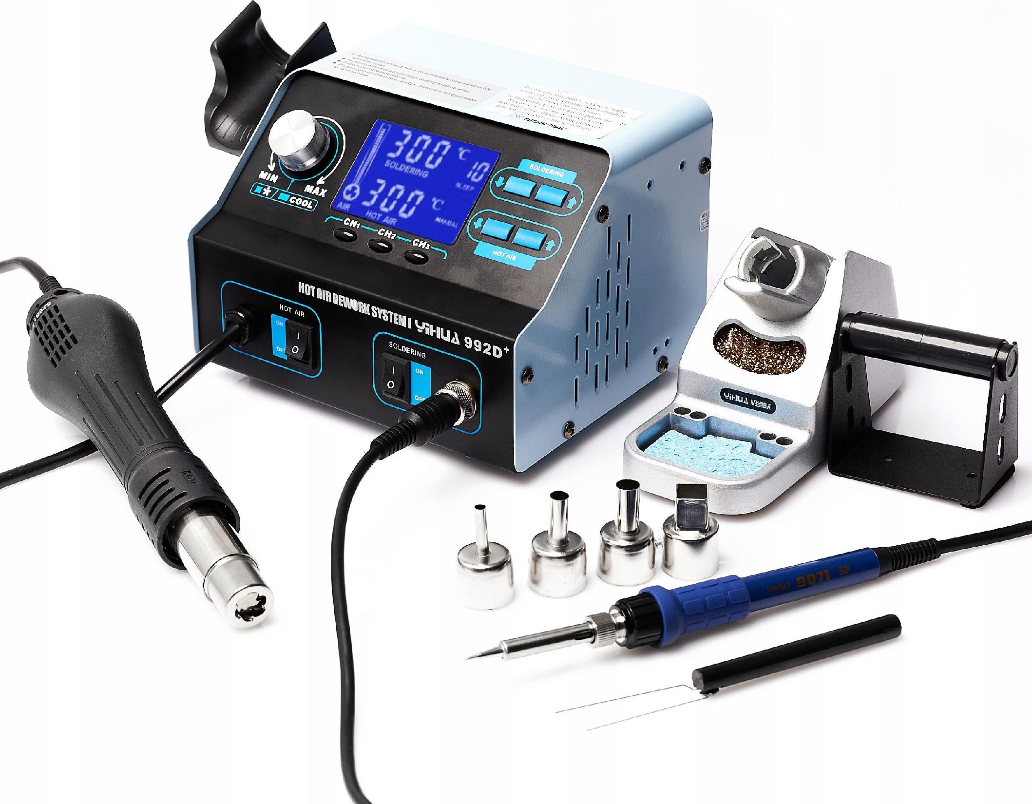 Techrebal Spawarka Yihua 992D+ Plast 1