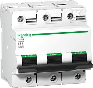 Schneider Electric Wyłącznik nadprądowy C120N 3P 80A B A9N18349