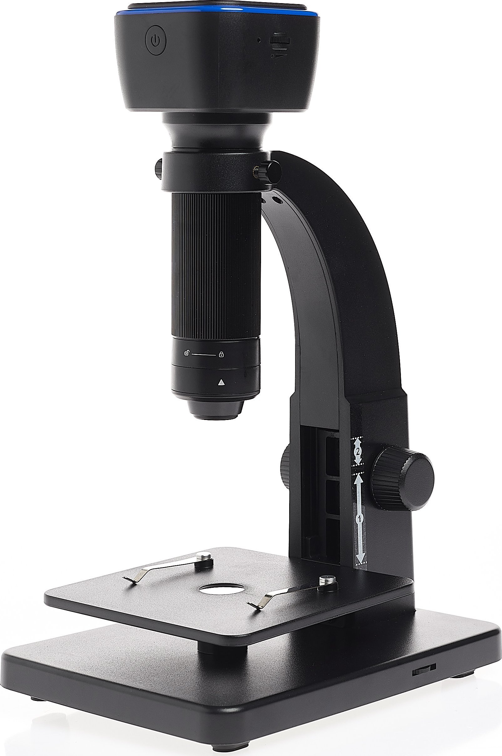 Mikroskop Biologiczny 2000x Cyfrowy z Kamerą WIFI 5Mpx Zestaw 25 Próbek