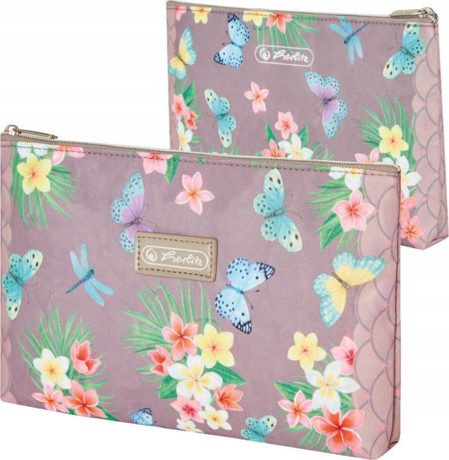 Piórnik Herlitz Herlitz Faulenzer flach Ladylike Butterflies