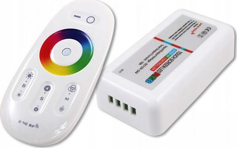 LED STEROWNIK kontroler TAŚM LED RGB RF RADIOWY PILOT