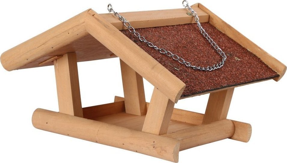 Kerbl KERBL Karmnik dla ptaków Stubbs, drewniany, 29 x 28 x 18 cm
