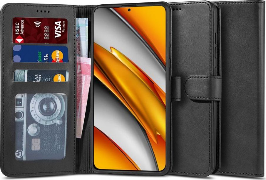 Tech-Protect TECH-PROTECT WALLET ”2” XIAOMI POCO F3/MI 11i BLACK