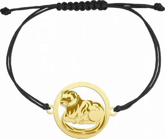 Radziszewska Jewellery Pozłacana Bransoletka z FRETKĄ GRAWER DEDYKACJA