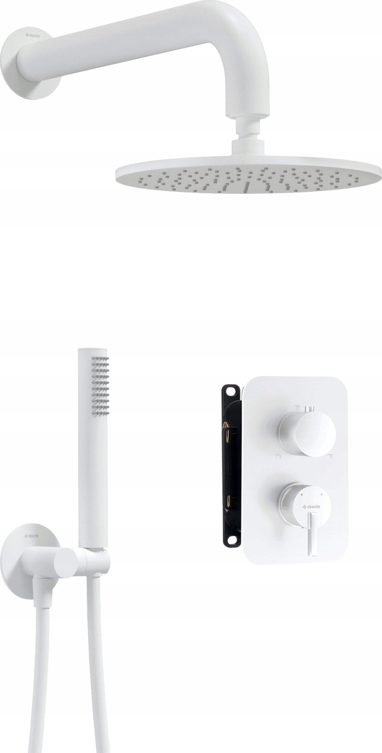Zestaw prysznicowy Deante Zestaw prysznicowy podtynkowy z BOXem mieszaczowym - z głowicą prysznicową