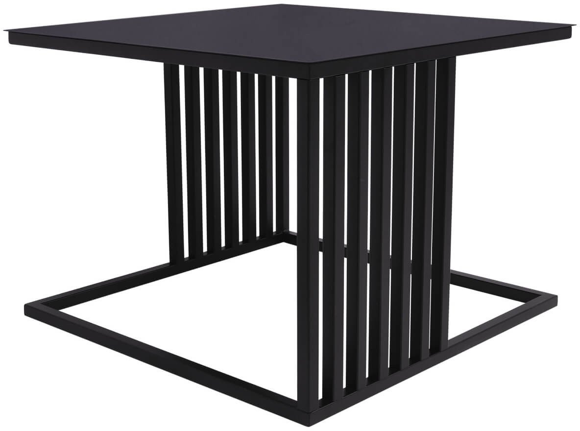 Designerski stolik do salonu Kaja Home KS-18 STOLIK Kaja metalowy czarny