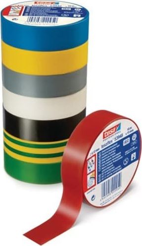 Tesa Izoliacinė juosta tesa 20m x 19mm raudona