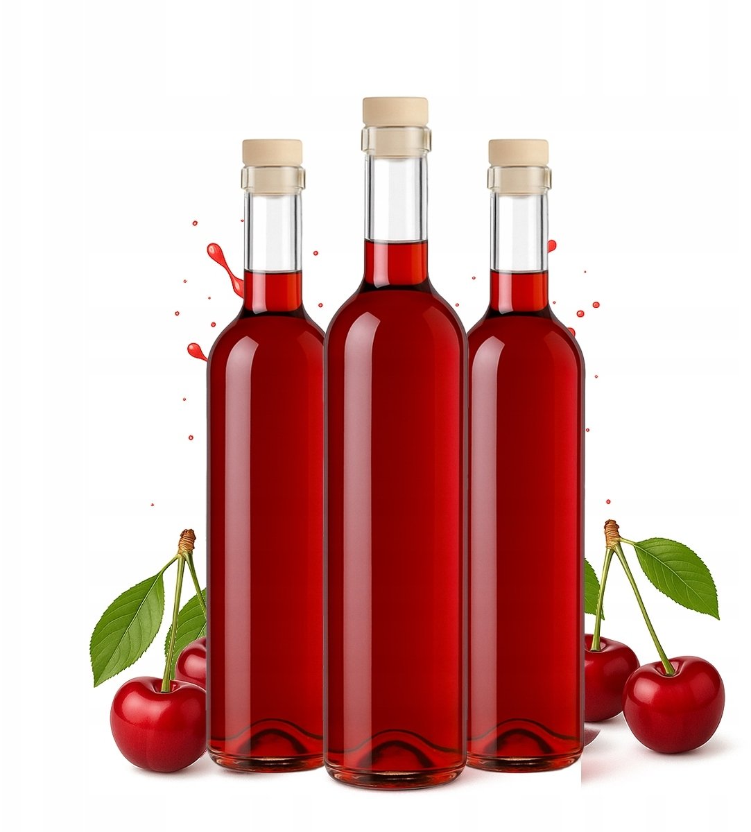 Bimberek 50X BUETELKA FUTURA 500 ml + korek wino nalewka alkohol wódka likier syrop