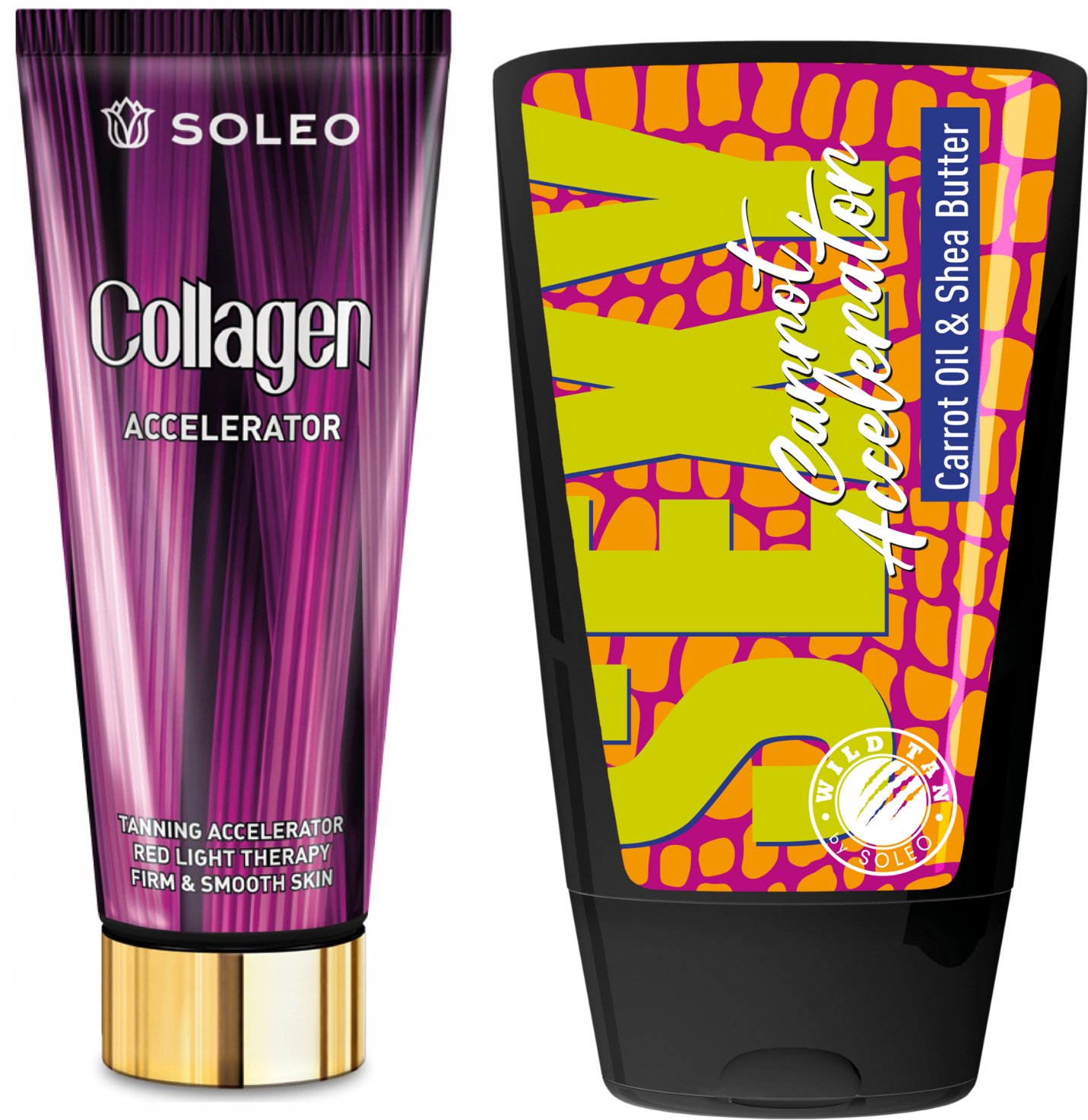 Soleo Collagen Accelerator + Wild Tan Sexy Carrot Gratis