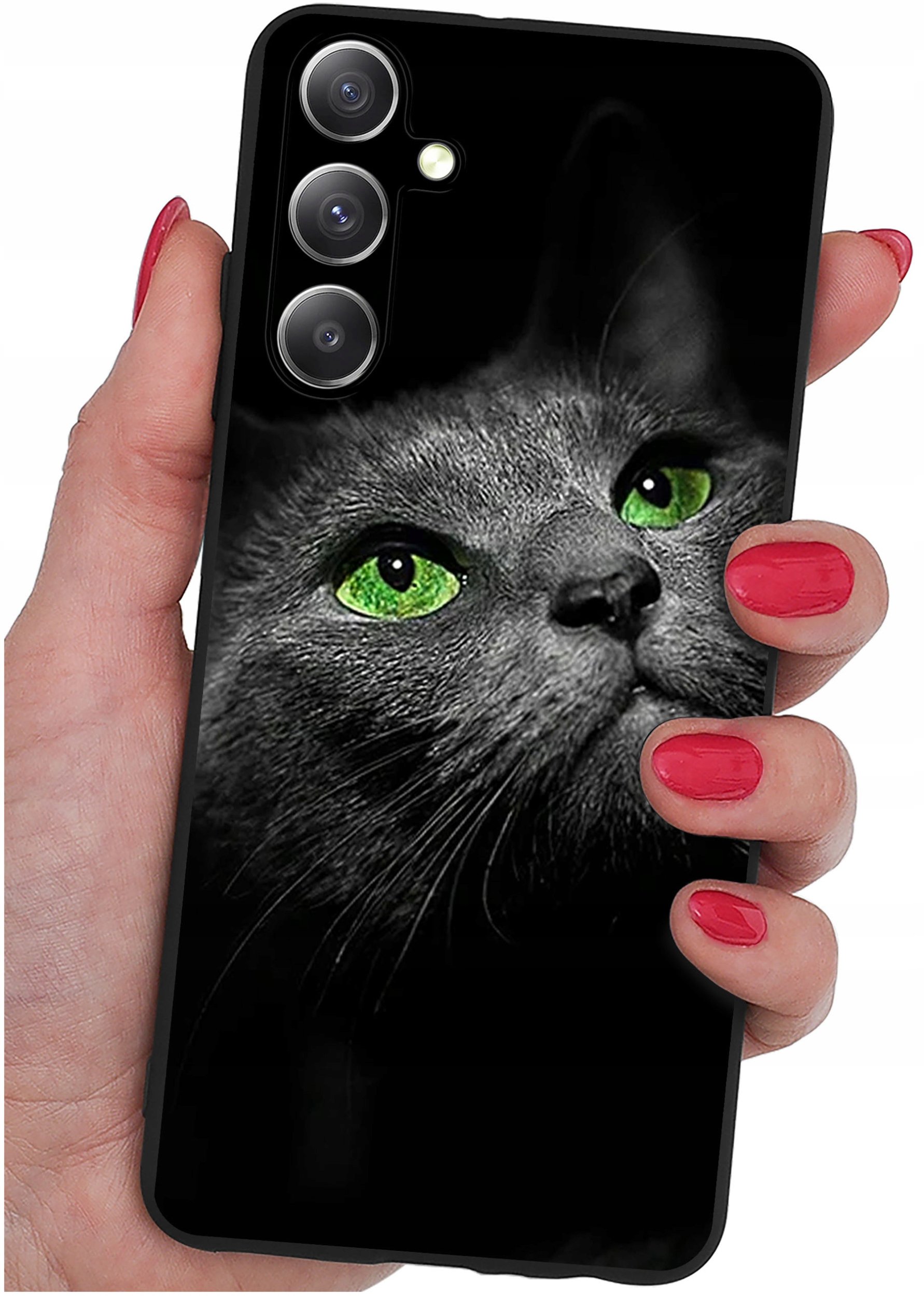 ETUI do Samsung Galaxy S24+ Plus WZORY |SILIKONOWE MATT CASE + SZKŁO 9H