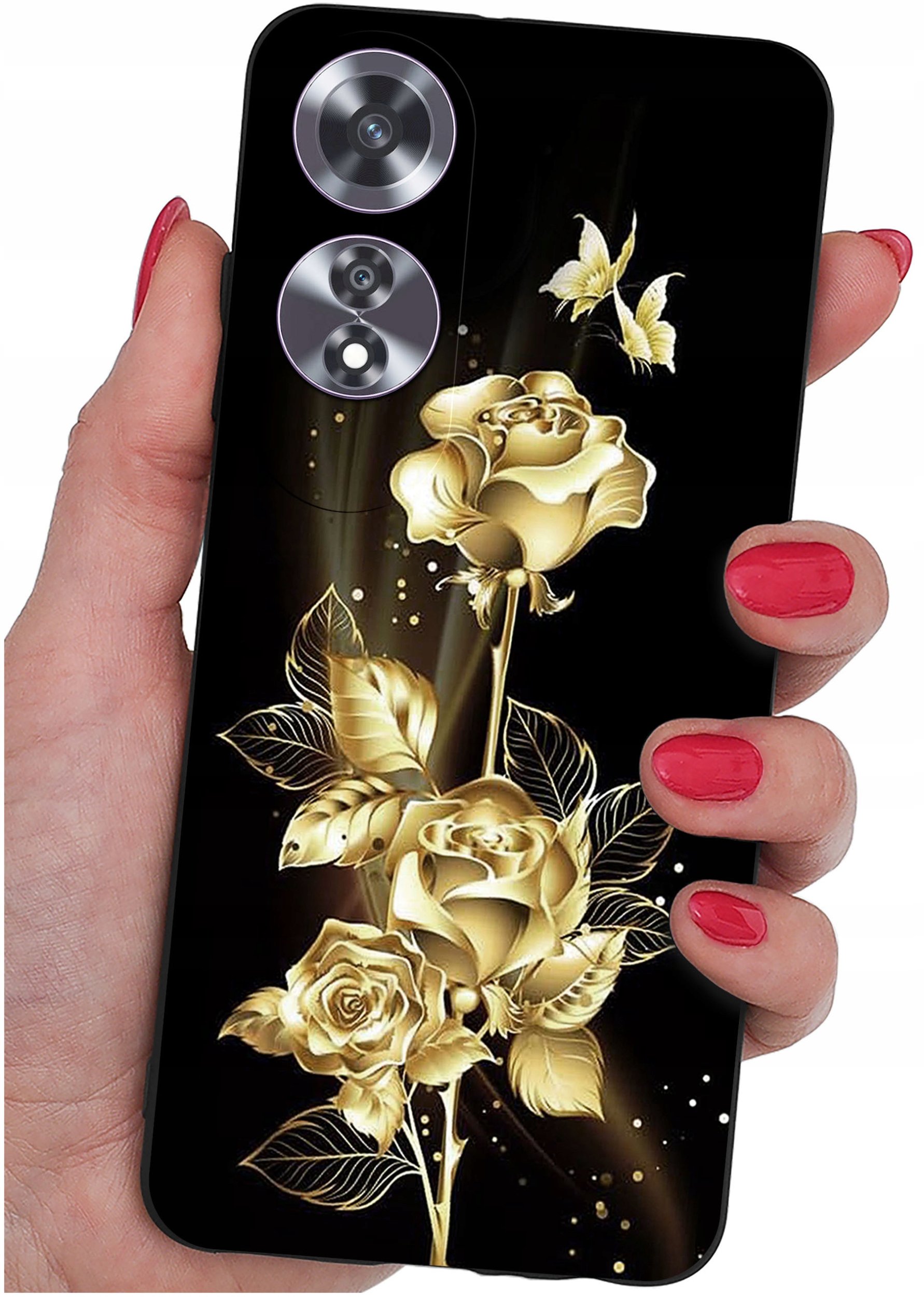 Etui do Oppo A60 4G WZORY |SILIKONOWE MATT CASE + SZKŁO 9H