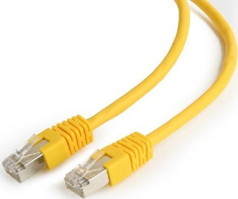 Gembird Gembird patchcord RJ45, kat. 6, FTP, 0.25m, żółty