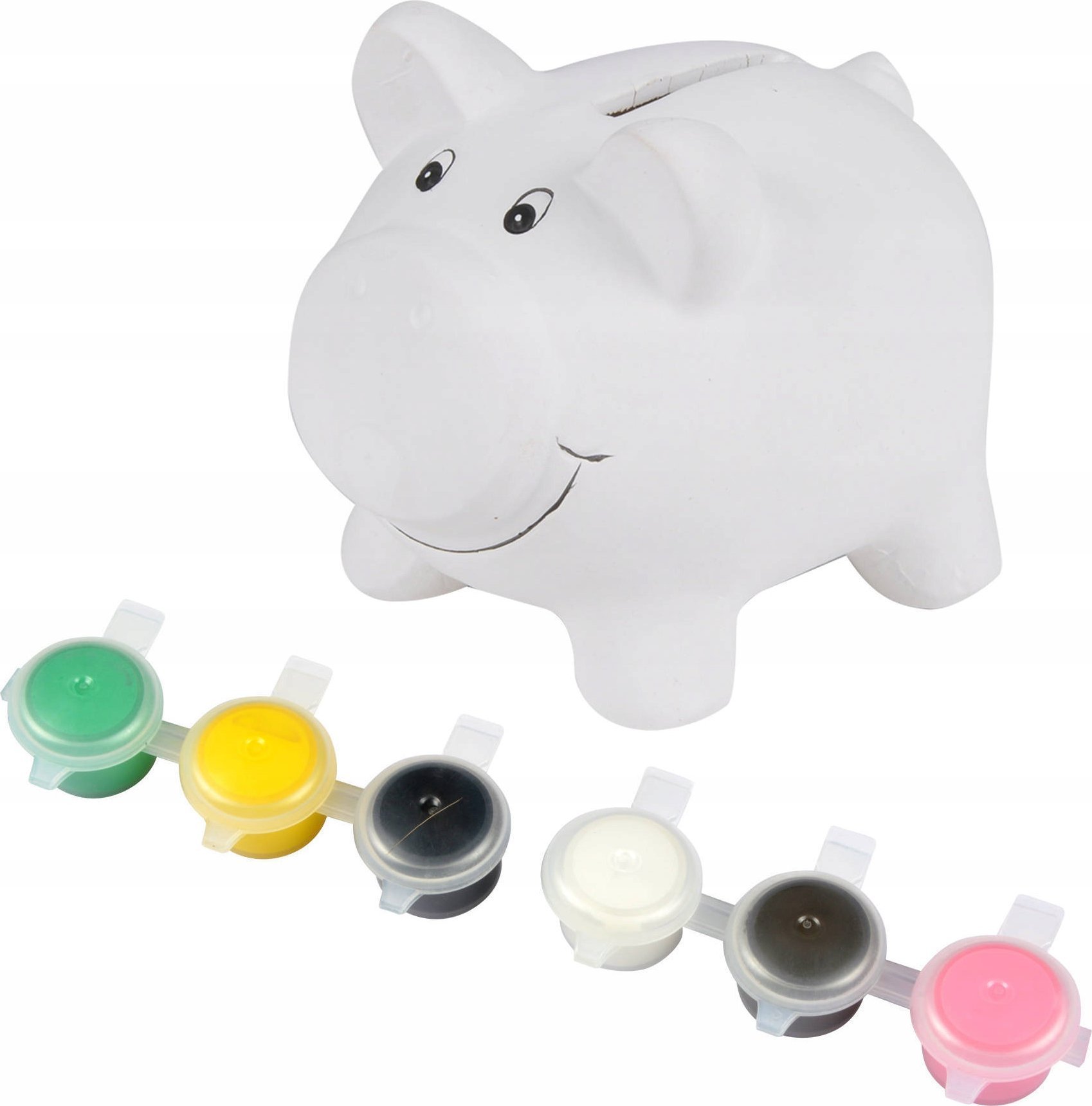 Homea Ceramiczna skarbonka do własnoręcznego pomalowania