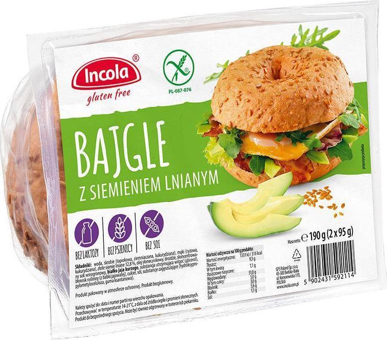 GFS Poland Bajgle z siemieniem lnianym bezgluteonowe 190 g