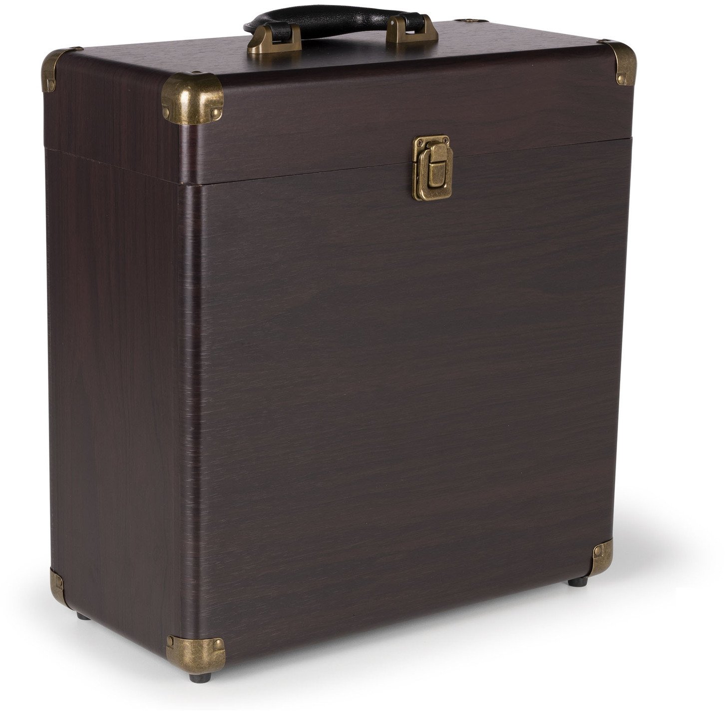 Futerał na płyty winylowe Audizio RC32, ciemne drewno one size