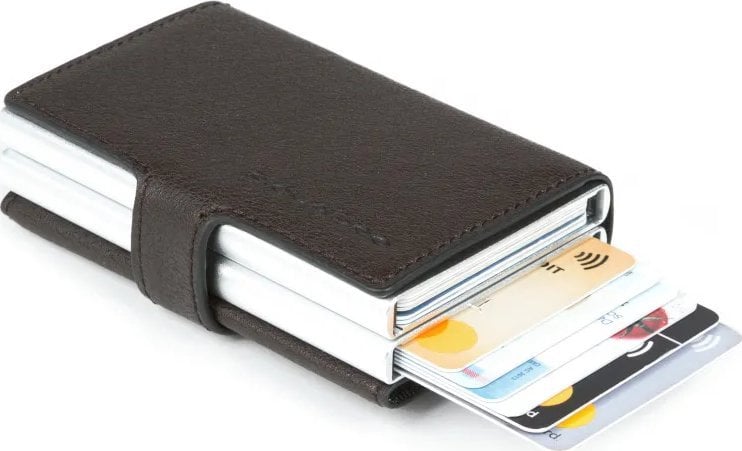 Piquadro Piquadro, Dafne, Leather, Wallet, Cardholder, Brown, For Men For Men