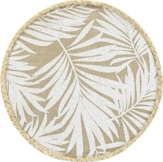 Douceur d`Interieur PODKŁADKA OKRĄGŁA PALAM KREMOWA ŚR. 38