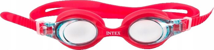 Intex Okulary do pływania dla dzieci czerwone (55693)