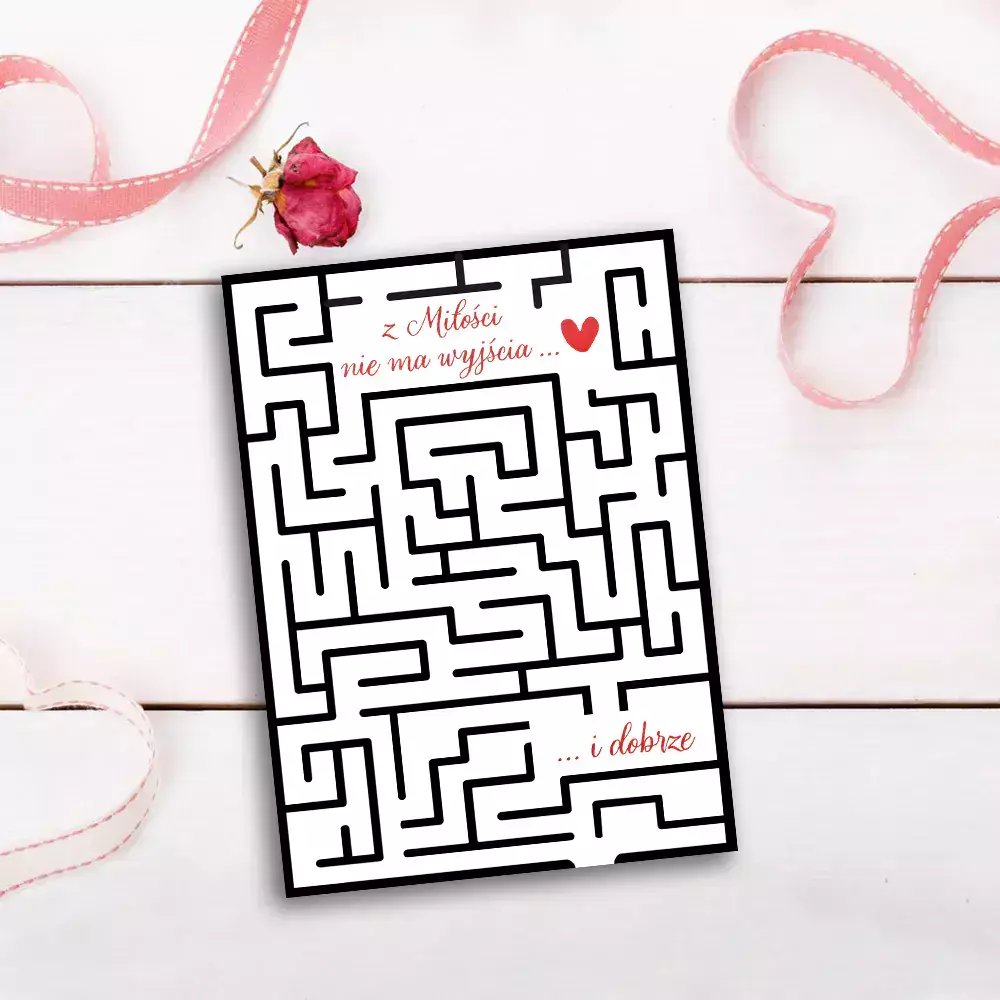 Karnet B6 Walentynki - Labirynt