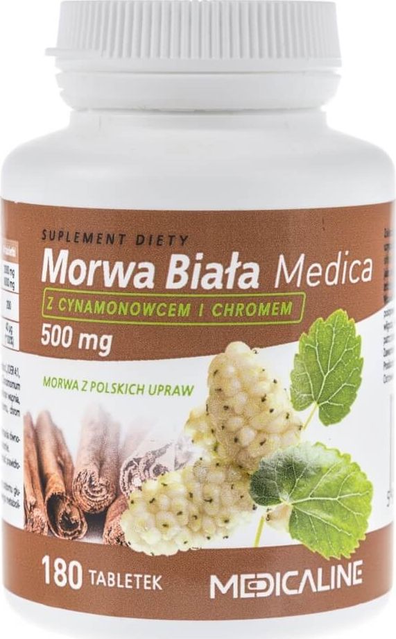 Aliness Medica Morwa Biała 500 mg - 180 tabletek