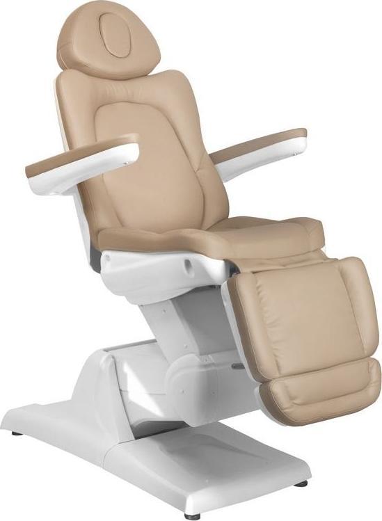 FOTEL KOSMETYCZNY ELEKTR. AZZURRO 870 3 SILN. CAPPUCCINO